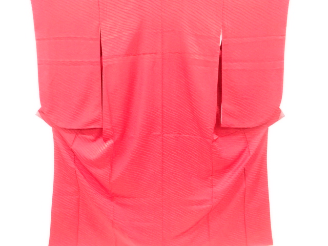 斜め縞模様織り出し二尺袖着物